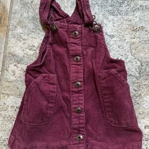 OshKosh B'gosh Purple Corduroy Overalls